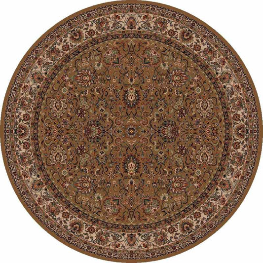 Kashqai Traditional Persian Circle Rugs 4362 600 in Gold