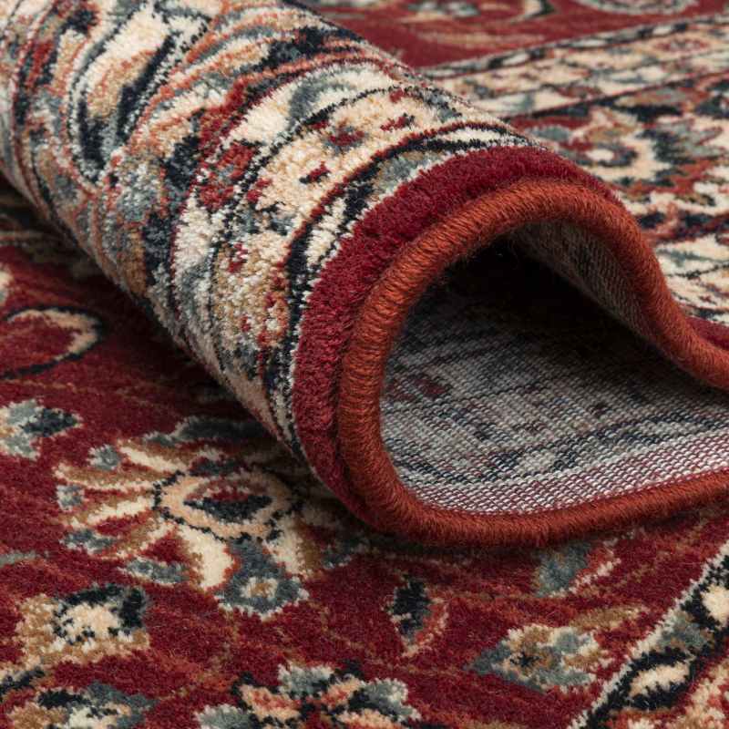 Royal Kashqai Traditional Hallway Runner Rugs 4362 300 in Red