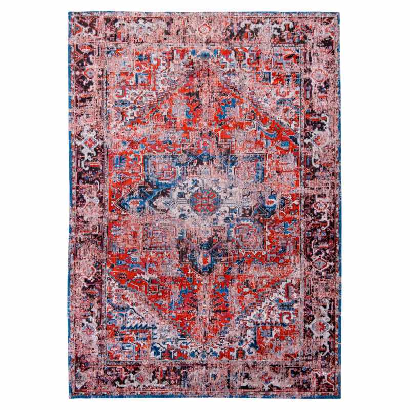 Louis De Poortere Antiquarian Antique Heriz Rugs 8703 in Classic Brick