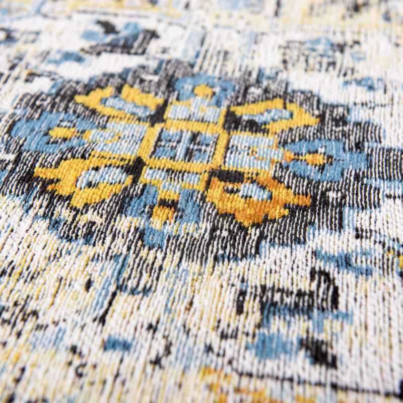 Louis De Poortere Antiquarian Antique Heriz Rugs 8704 in Amir Gold