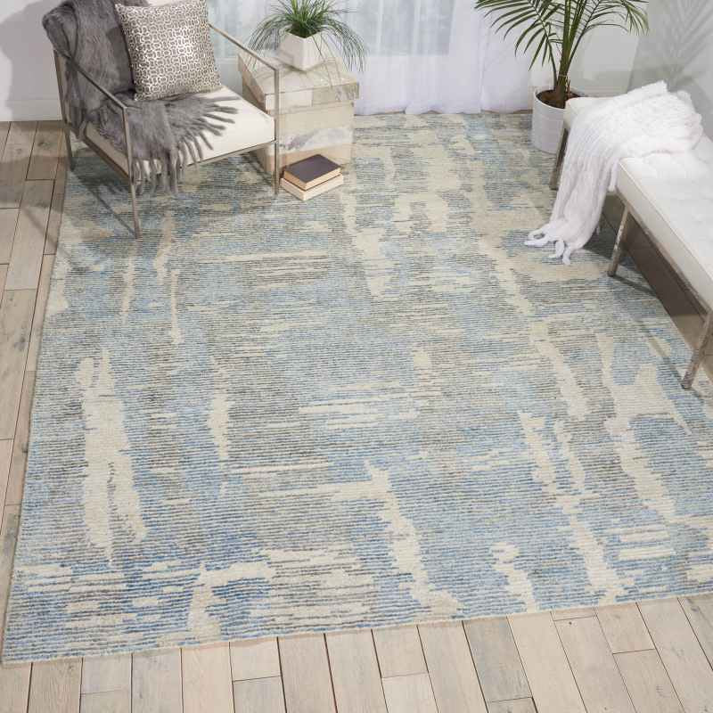 Ellora Rugs ELL01 in Blue by Nourison