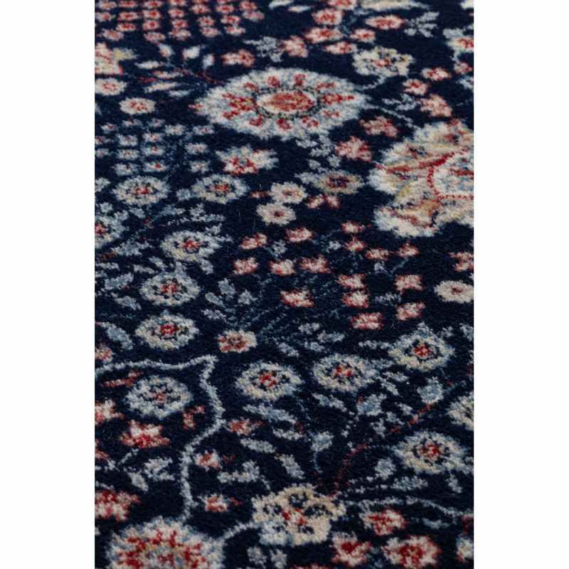 Kashqai Traditional Persian Wool Rugs 45325 500 in Navy Blue
