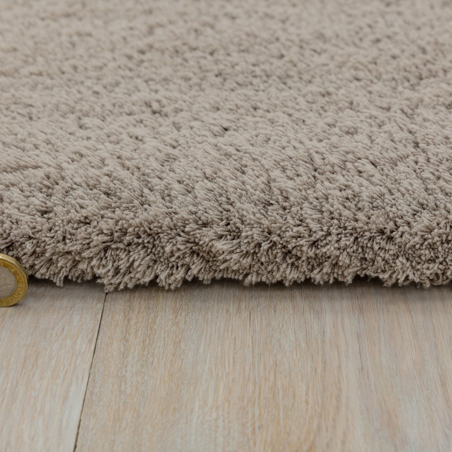 Lulu Shaggy Rugs in Stone