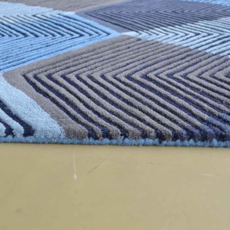 Rhythm Rugs in Indigo 40908 by Harlequin