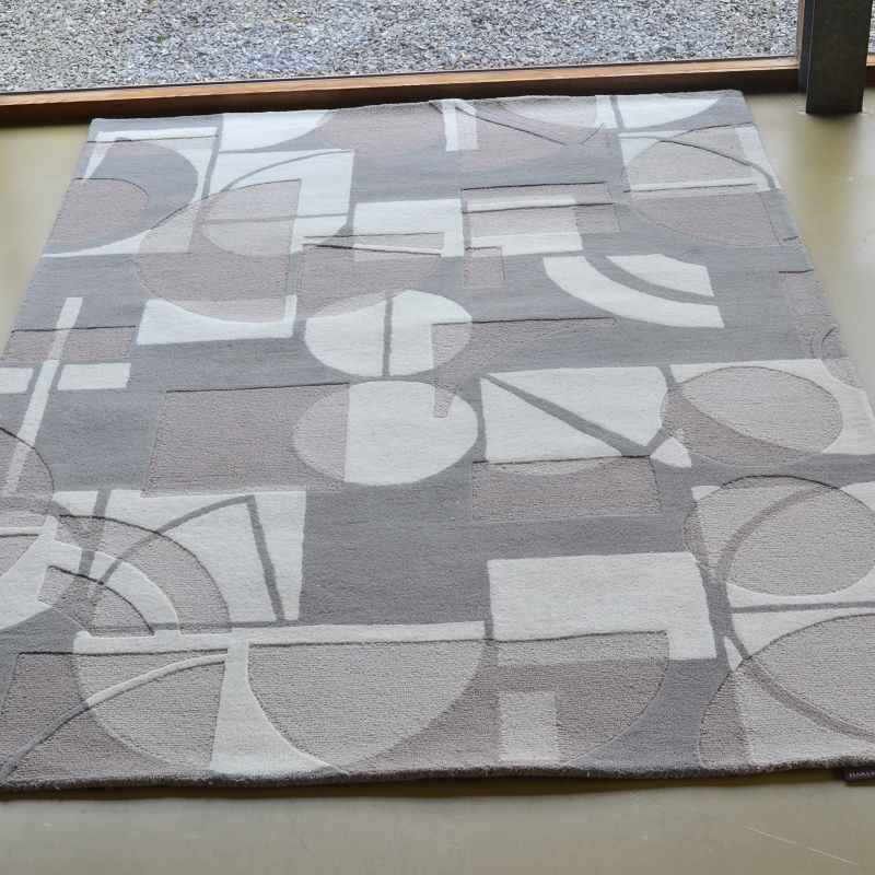 Segments Rugs in Stone 41901 by Harlequin
