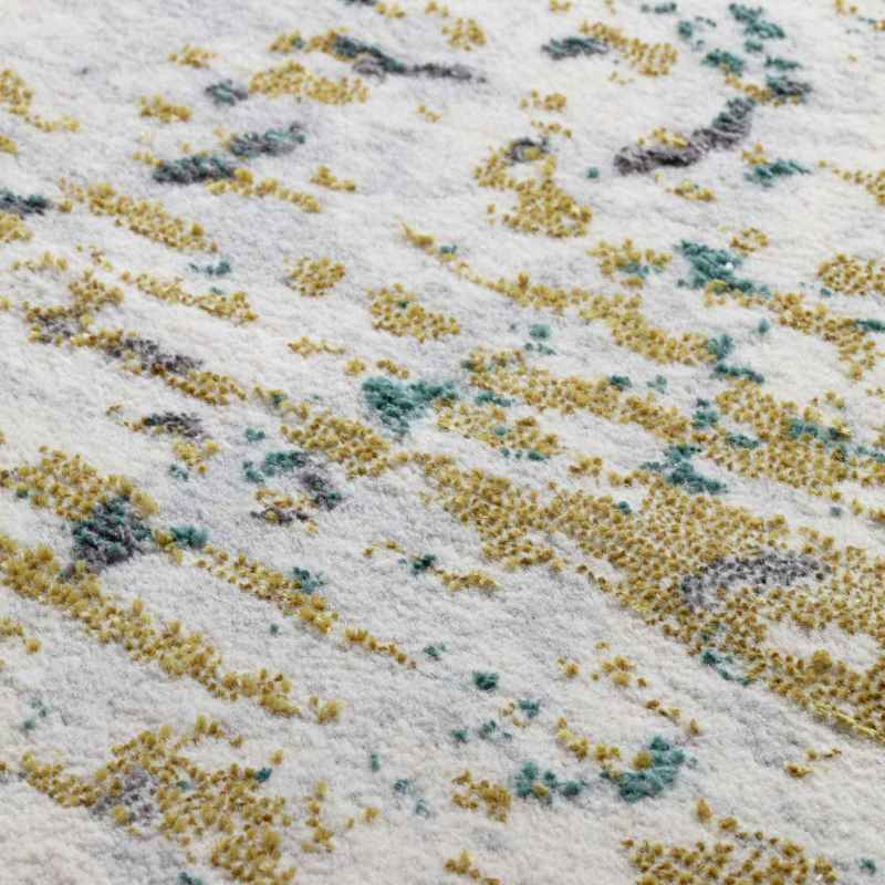 Stella Modern Abstract Wool Rugs 47205 JC400 in Gold