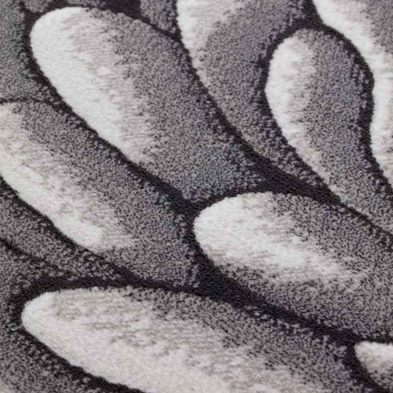 City Abstract Textured Rug 474250 JD6201 in Grey