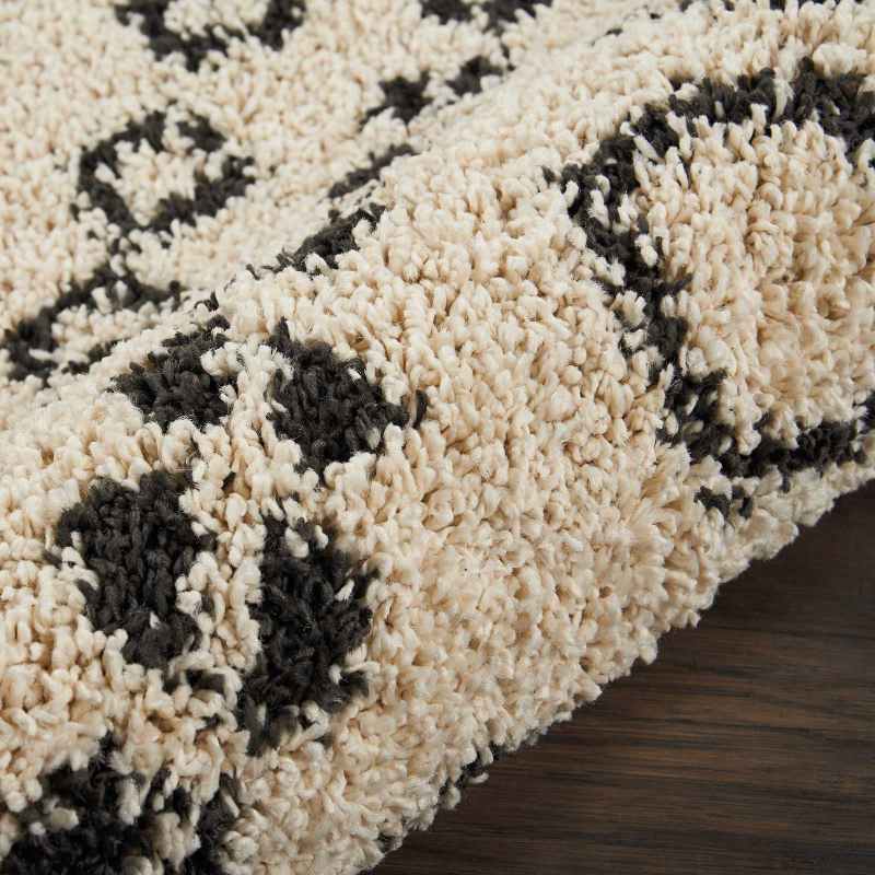 Moroccan Shaggy Rugs by Nourison MRS02 in Cream