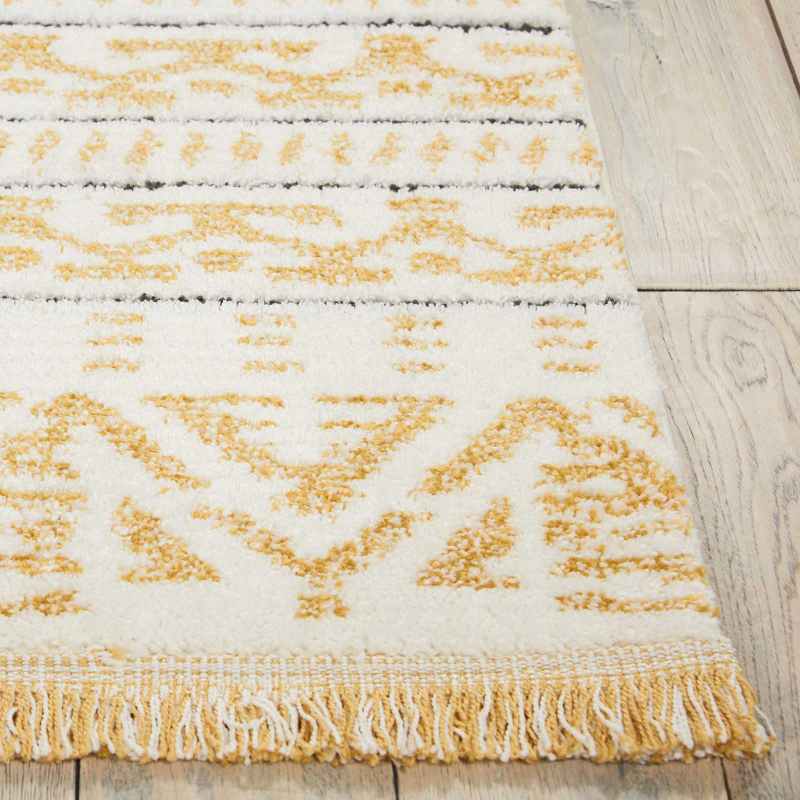 Kamala Rugs DS503 by Nourison in Yellow