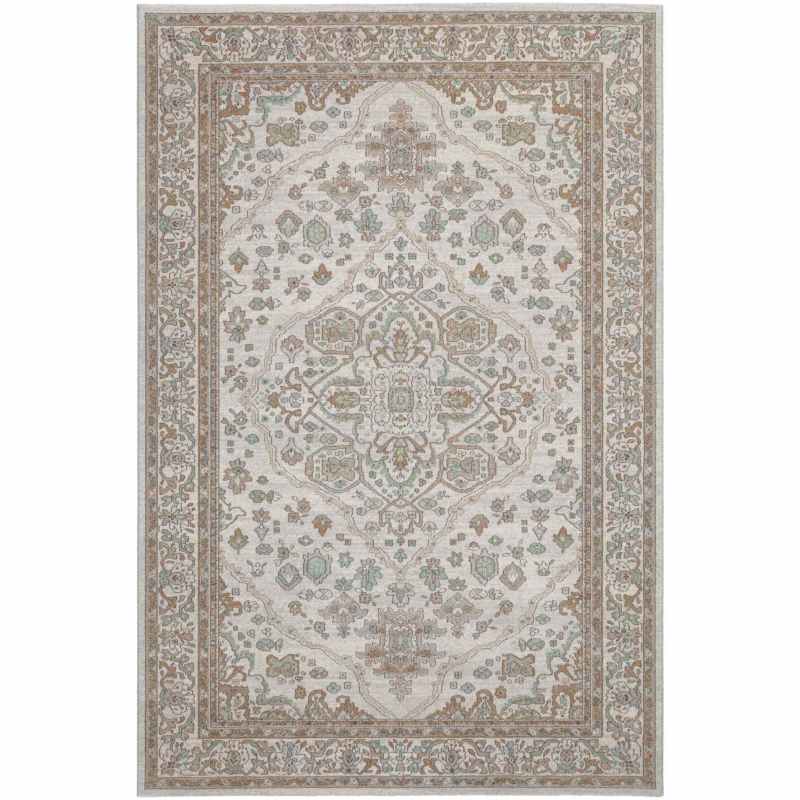 Phoenix Traditional Wool Wilton Medallion Rug 47701 100