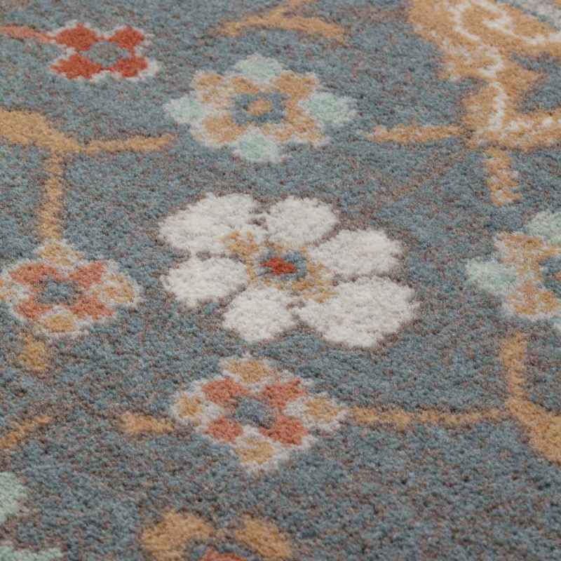 Phoenix Traditional Wool Wilton Floral Rug 47726 500