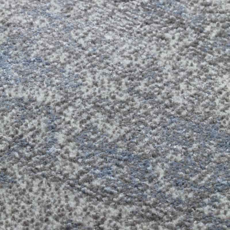 Venus Modern Plain Distressed Wool 48221 JC900 Rugs in Navy Blue