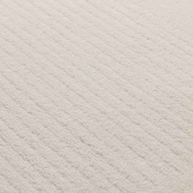 Malmo 48804 LA101 Textured Stripe Wool Rugs in Beige