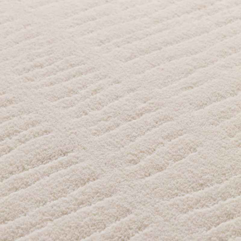 Malmo 48814 LA100 Textured Abstract Wool Rugs in Beige