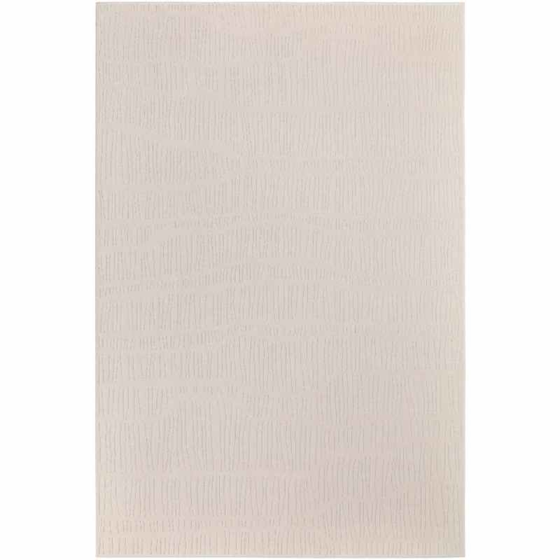 Malmo 48814 LA100 Textured Abstract Wool Rugs in Beige