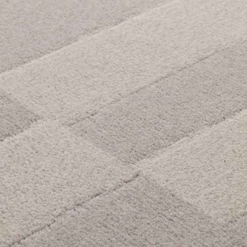Malmo 48817 LA110 Textured Abstract Wool Rugs in Grey