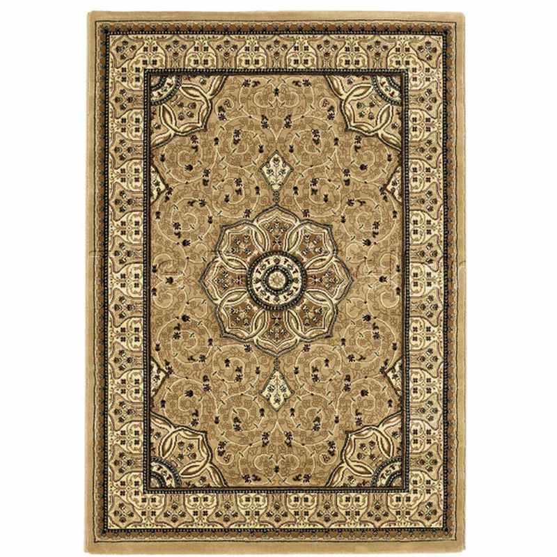 Heritage 4400 Traditional Medallion Rugs in Beige