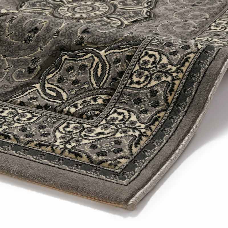 Heritage Traditional Medallion Rugs 4400 in Grey