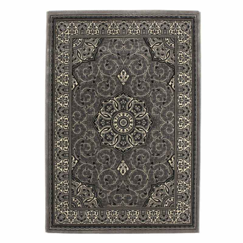 Heritage Traditional Medallion Rugs 4400 in Grey
