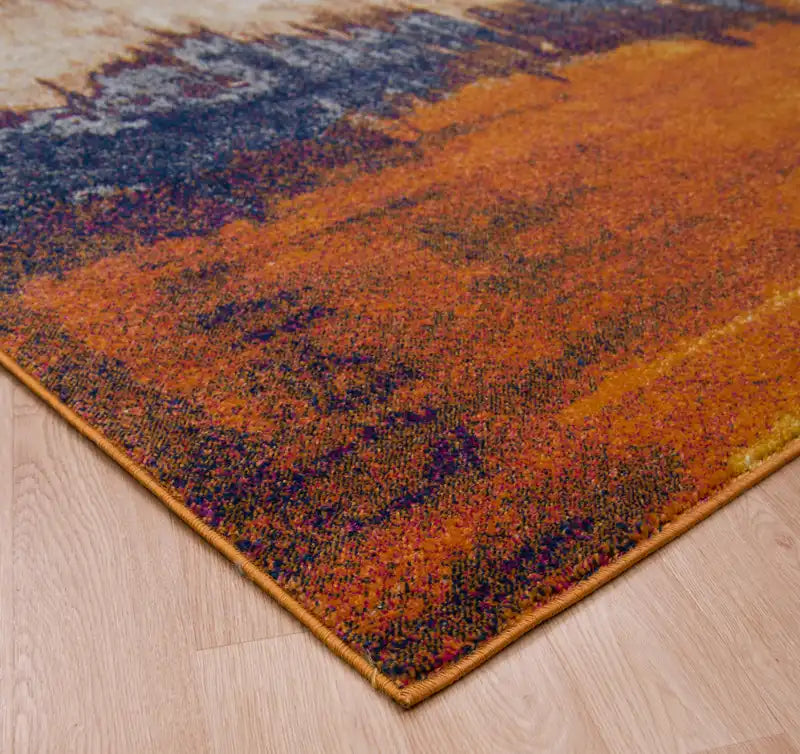 Asiatic nova nv04 orange multi Multicoloured, Orange Living Room Rug.