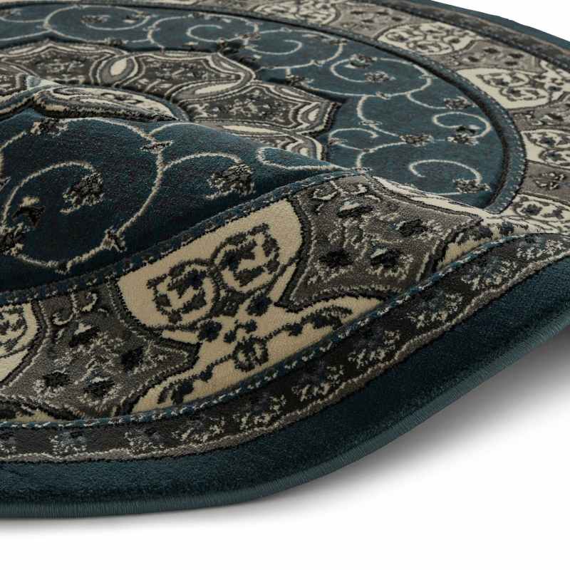 Heritage Circular Rugs 4400 in Dark Blue