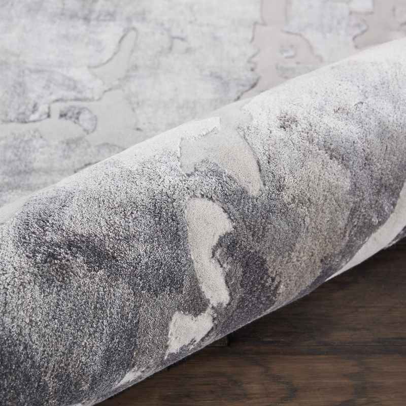Prismatic Modern Abstract Rugs in PRS12 Charcoal Grey by Nourison