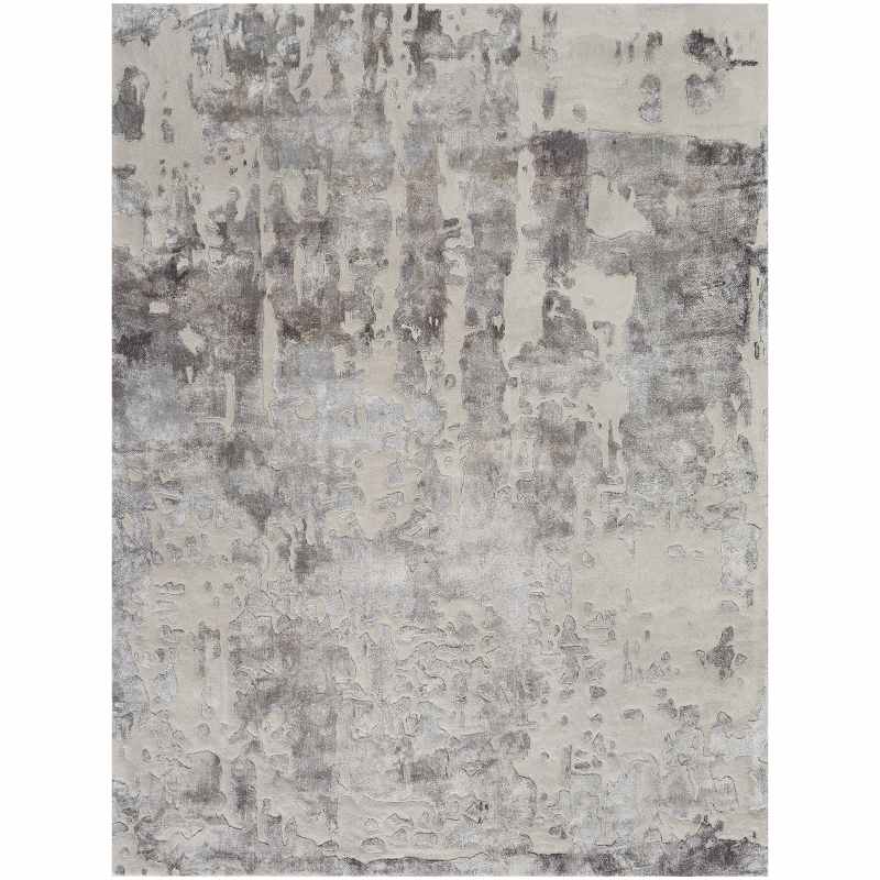 Prismatic Modern Abstract Rugs in PRS12 Charcoal Grey by Nourison