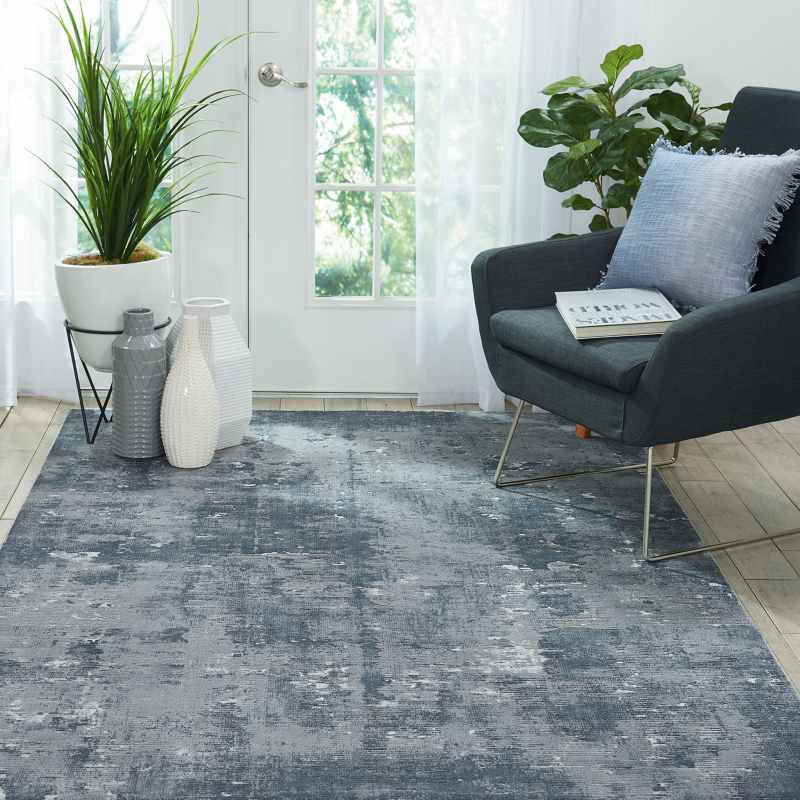 Rustic Textures Abstract Rugs RUS05 in Grey
