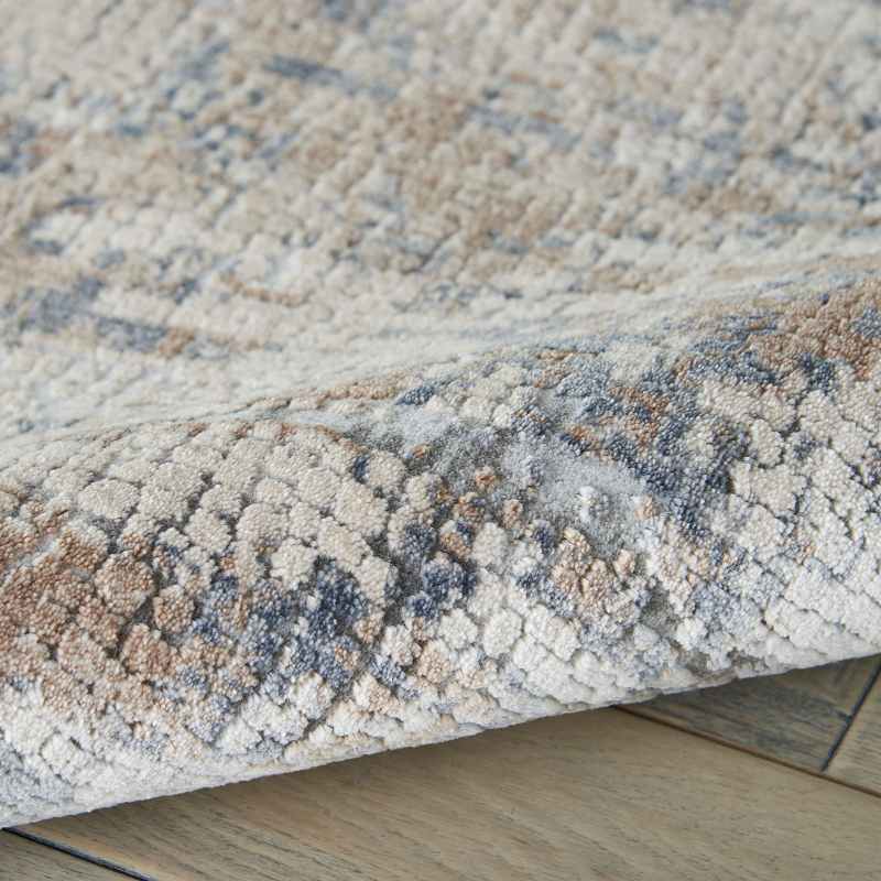 Rustic Textures Abstract Rugs RUS06 in Beige Grey