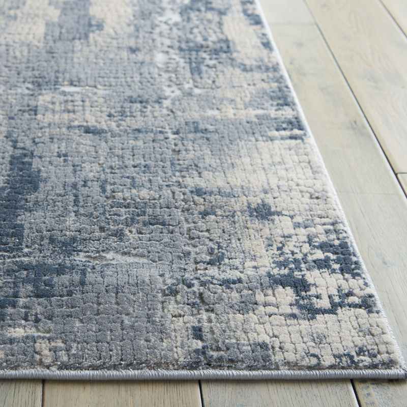 Rustic Textures Abstract Rugs RUS06 in Grey Beige