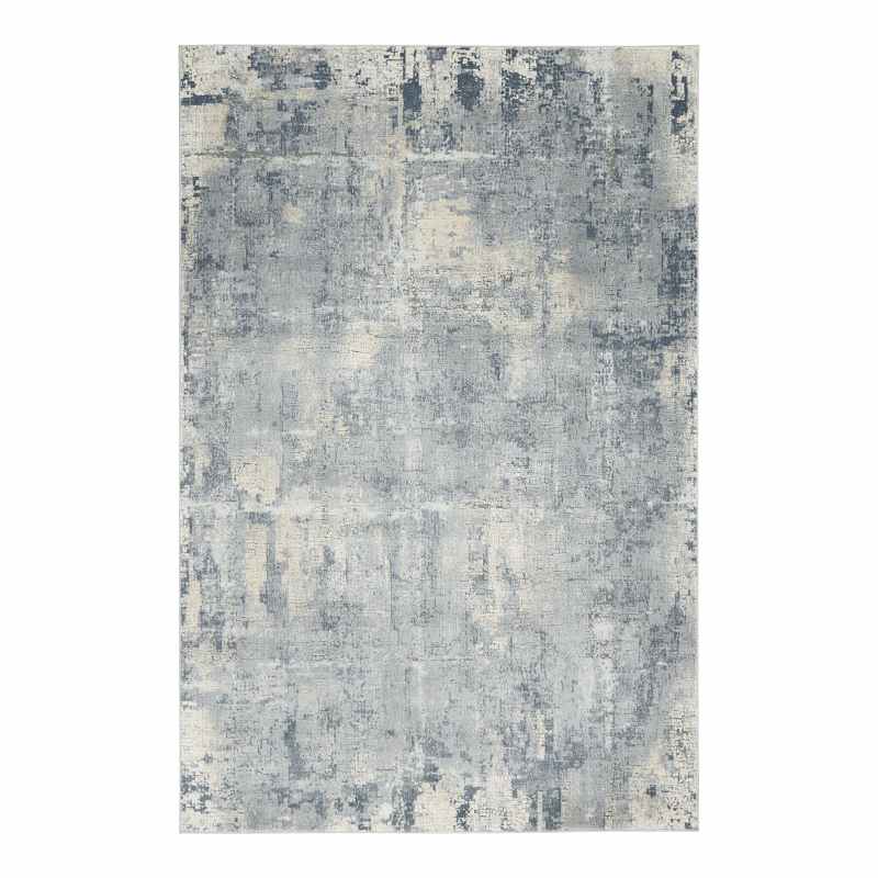 Rustic Textures Abstract Rugs RUS06 in Grey Beige