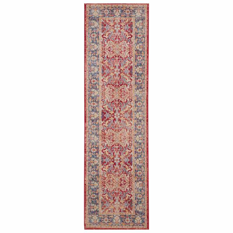 Ankara Global Traditional Persian Hallway Runners ANR02 in Red