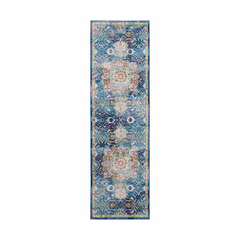 Ankara Global Traditional Persian Hallway Runners ANR03 in Blue