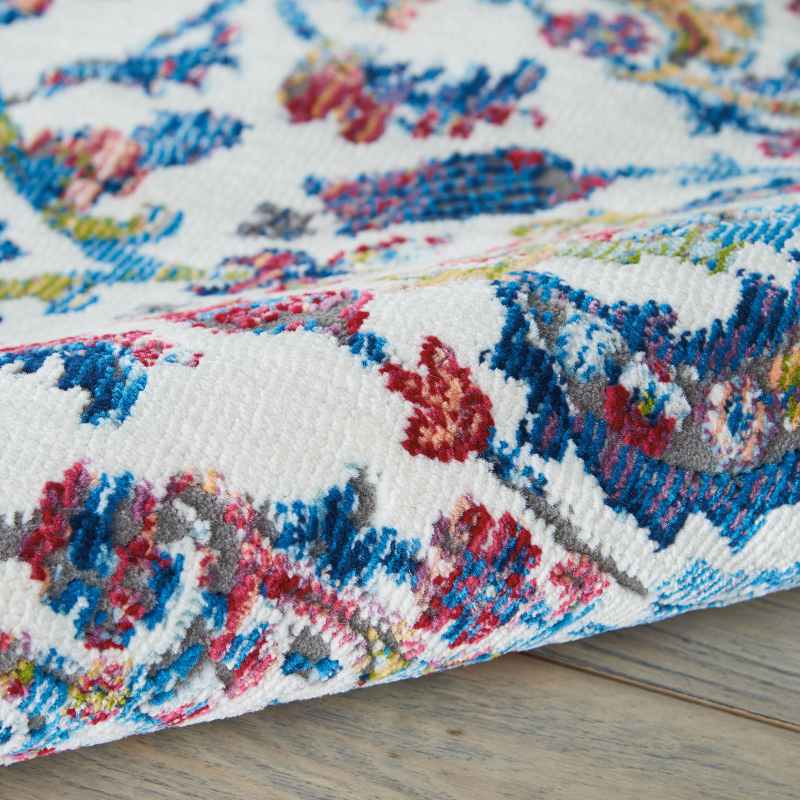 Ankara Global Traditional Persian Hallway Runners ANR06 in Ivory Blue