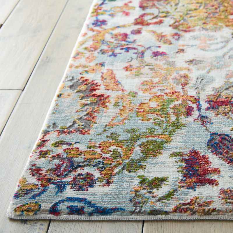 Ankara Global Traditional Persian Hallway Runners ANR06 in Ivory Grey