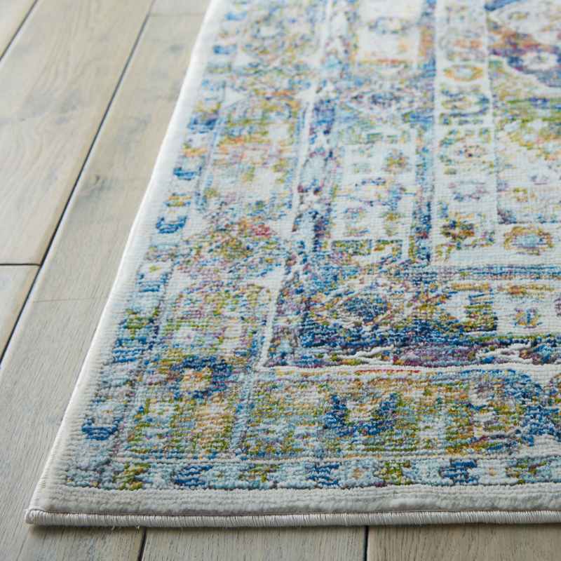 Ankara Global Traditional Persian Hallway Runners ANR07 in Blue Grey