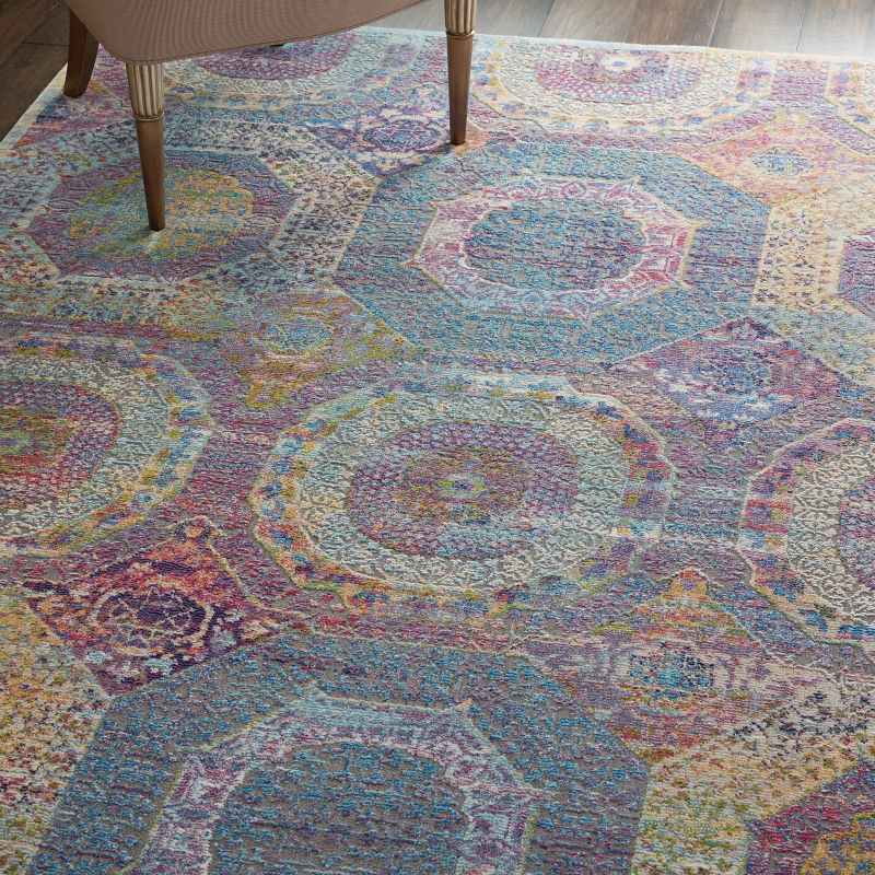 Ankara Global Circcle Traditional Persian Rugs ANR05 in Multi