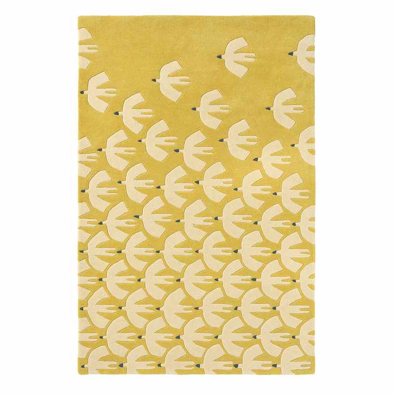 Scion Pajaro Rugs 23906 Ochre