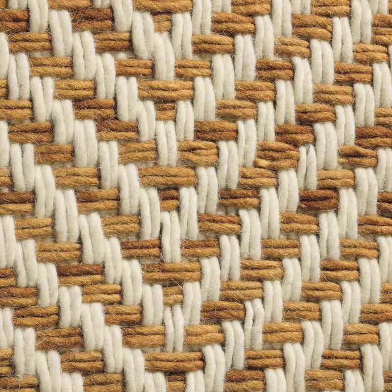 Atelier Twill Wool Rugs 49206 Yellow by Brink and Campman