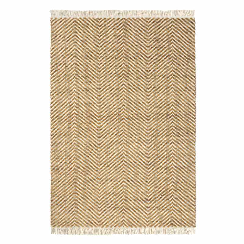 Atelier Twill Wool Rugs 49206 Yellow by Brink and Campman
