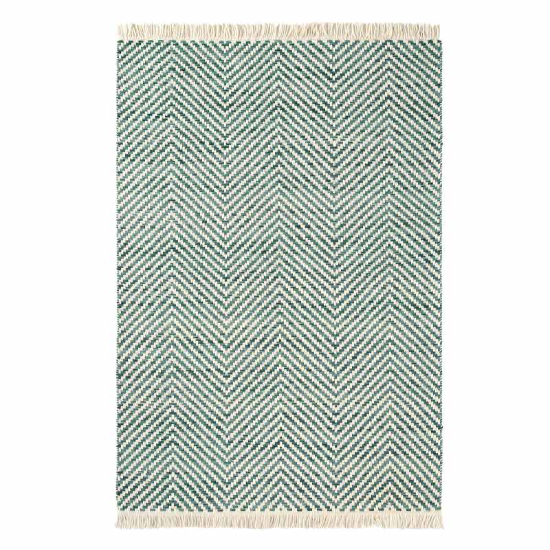Atelier Twill Wool Rugs 49207 Blue by Brink and Campman