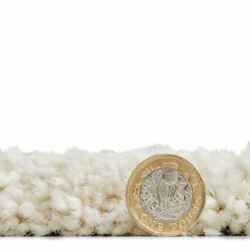 Boho 8280 Berber Shaggy Modern Rugs in Cream Grey