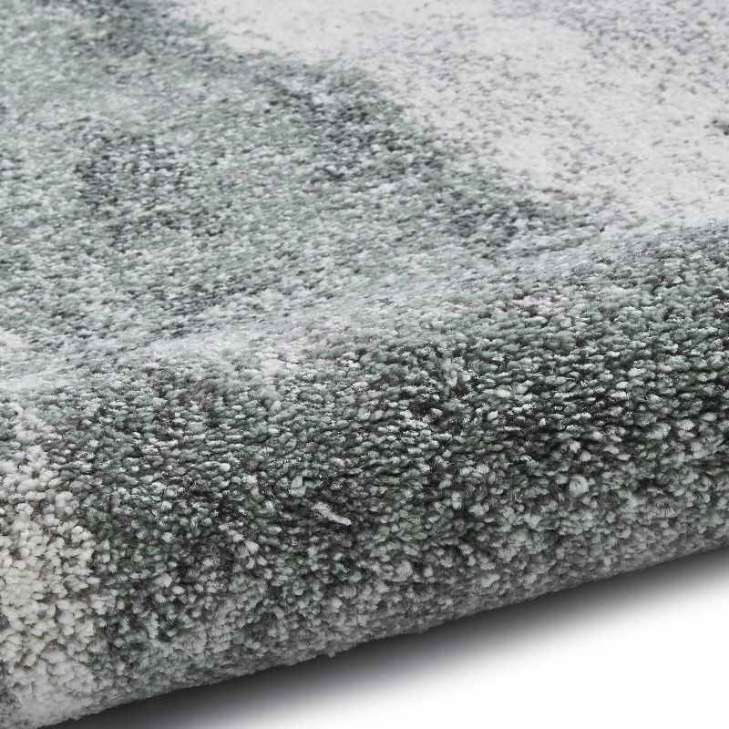 Brooklyn 8595 Modern Abstract Rugs in Ivory Green