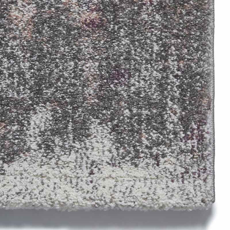 Brooklyn 8595 Modern Abstract Rugs in Ivory Pink