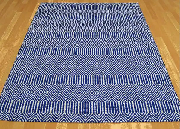 Asiatic sloan blue Blue Living Room Striped Rug.