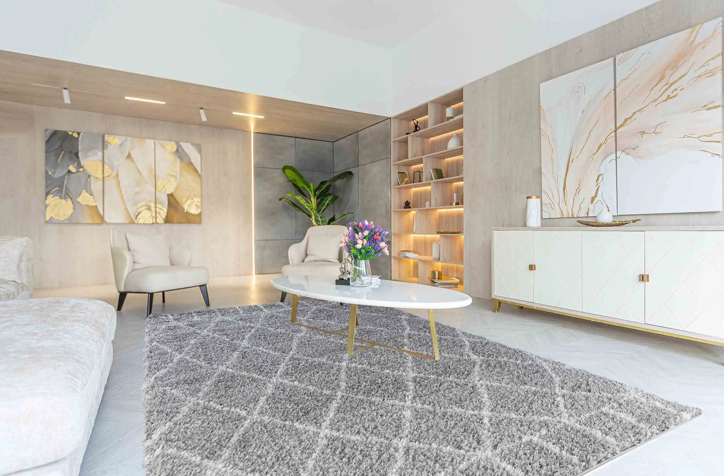 Marrakesh Serdim 510 Grey Rug