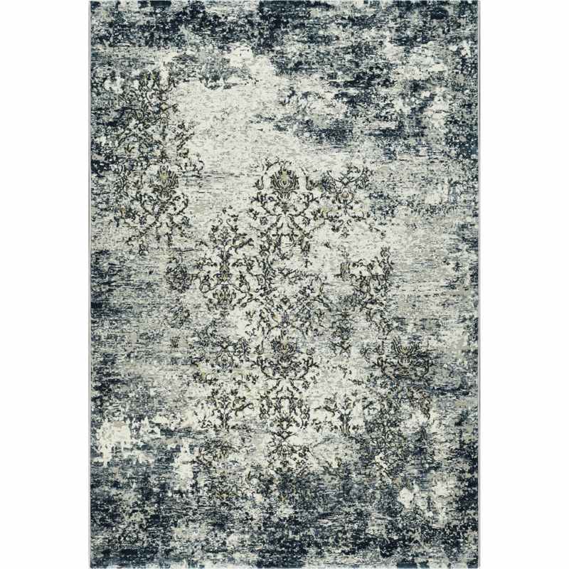 Canyon Traditional Distressed 52004 5747 Rugs in Blue