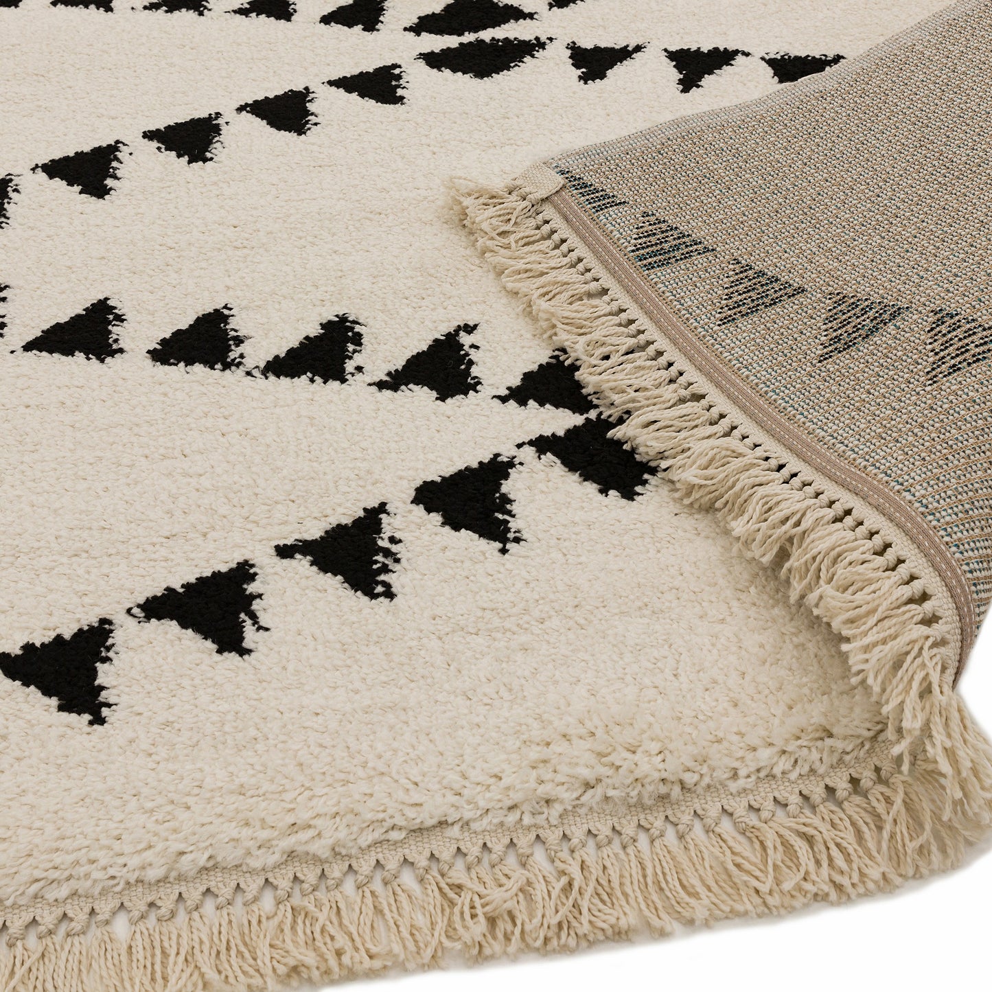 Rocco Boho Moroccan Rugs RC03 in Cream