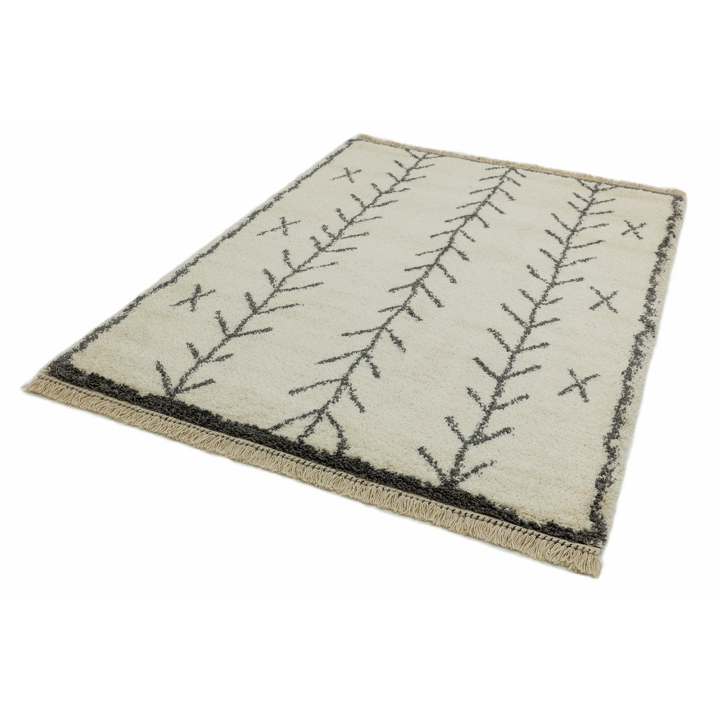 Rocco Tribal Boho Moroccan Rugs RC10 in Cream
