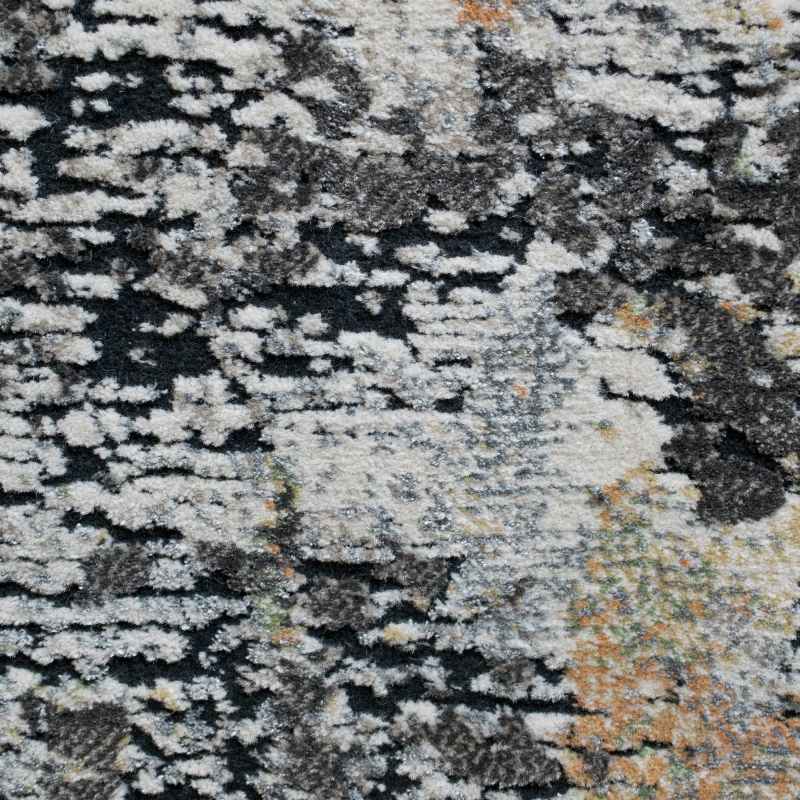 Canyon Abstract Modern Rugs 52023 3535 in Dark Grey